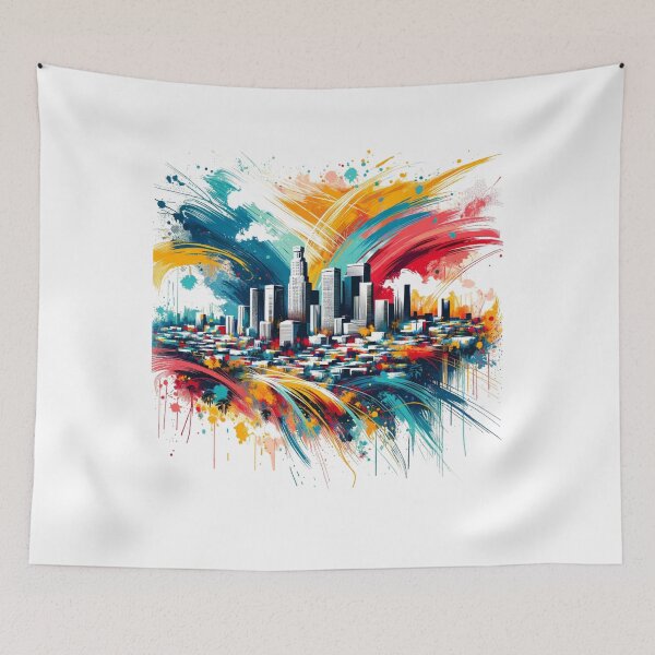 Item preview, Los Angeles Skyline Abstract designed and sold by Places On Earth.