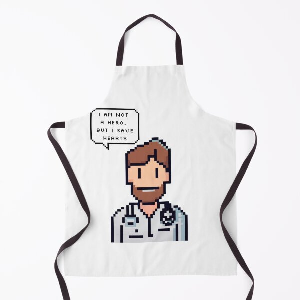 Item preview, I am not a hero, but I save hearts, The Doctor | Pixel Style designed and sold by CircinusStore.
