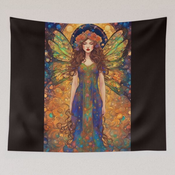 Item preview,  Lucid Fairy Dreams 001- abstract,  fairy nouveau designed and sold by FaerieFusion.