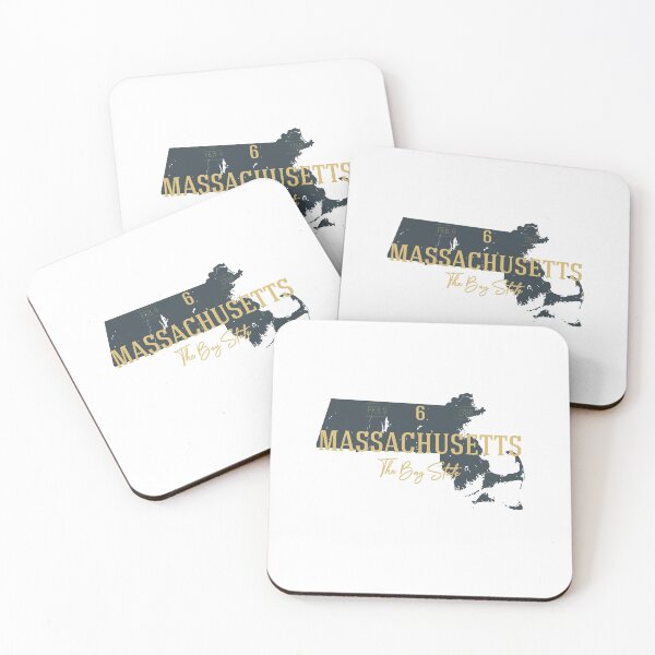 Item preview, American state map. Massachusetts. The Bay State designed and sold by dk-design85.