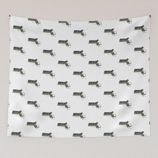 Item preview, American state map. Massachusetts. The Bay State designed and sold by dk-design85.