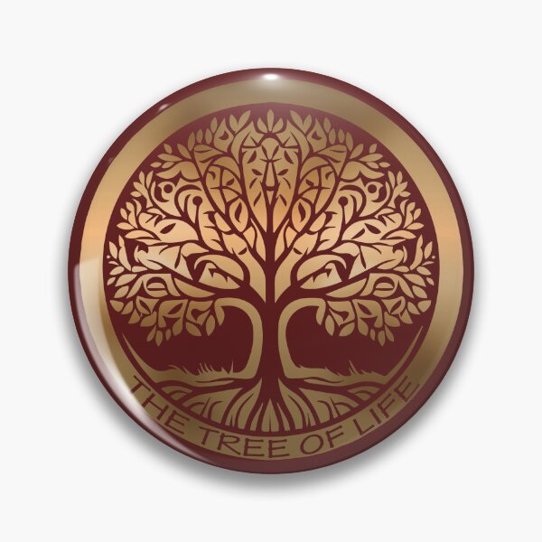 Item preview, The Tree of Life (gold) designed and sold by WideIsTheGate.