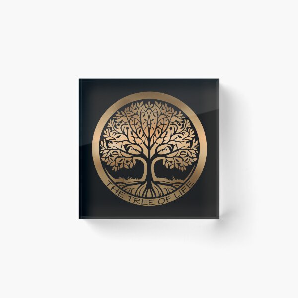 Item preview, The Tree of Life (gold) designed and sold by WideIsTheGate.