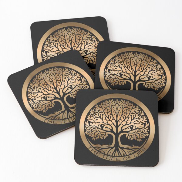 Item preview, The Tree of Life (gold) designed and sold by WideIsTheGate.