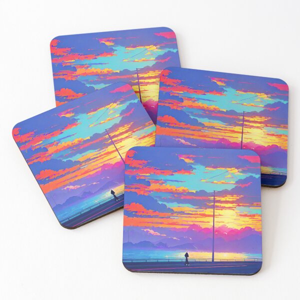 Item preview, Retro 70s Color Palette in Sunset designed and sold by ArtIconiq.