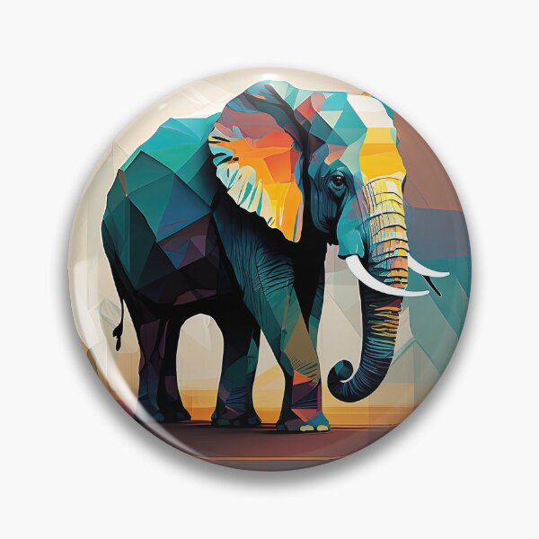 Item preview, Explore Simplistic & Minimalistic African Elephant Art designed and sold by ArtificialGenes.