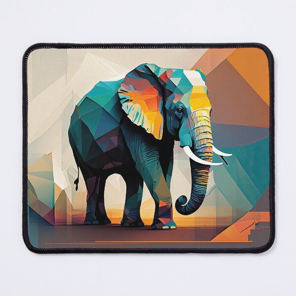 Item preview, Explore Simplistic & Minimalistic African Elephant Art designed and sold by ArtificialGenes.