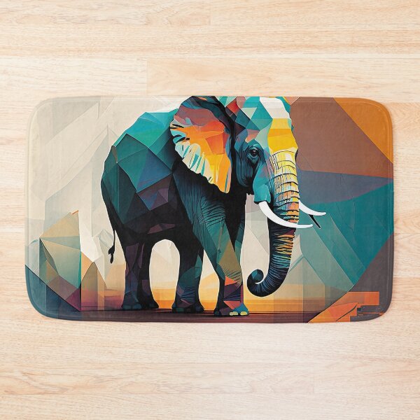 Item preview, Explore Simplistic & Minimalistic African Elephant Art designed and sold by ArtificialGenes.