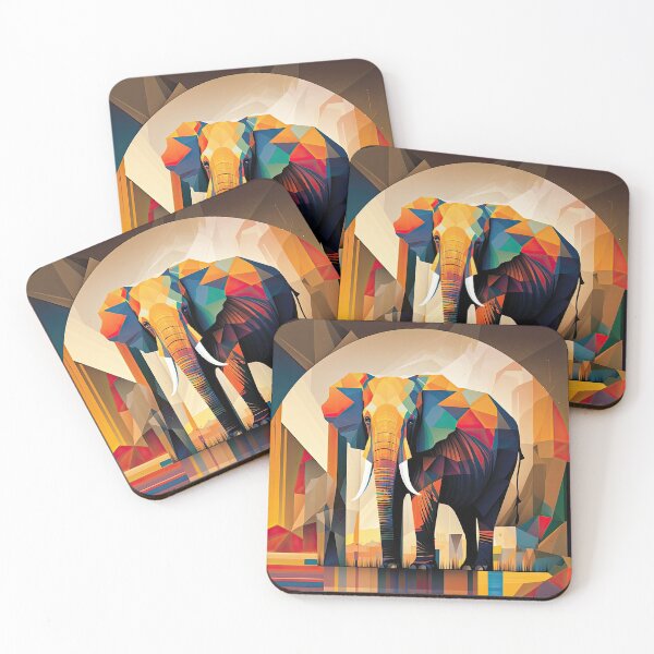 Item preview, Explore Simplistic & Minimalistic African Elephant Art designed and sold by ArtificialGenes.