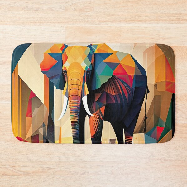 Item preview, Explore Simplistic & Minimalistic African Elephant Art designed and sold by ArtificialGenes.
