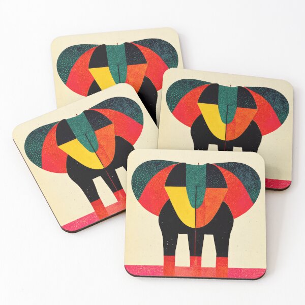 Item preview, Explore Simplistic & Minimalistic African Elephant Art designed and sold by ArtificialGenes.