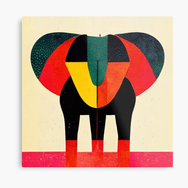 Item preview, Explore Simplistic & Minimalistic African Elephant Art designed and sold by ArtificialGenes.