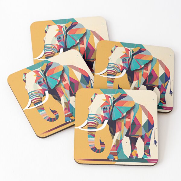 Item preview, Explore Simplistic & Minimalistic African Elephant Art designed and sold by ArtificialGenes.