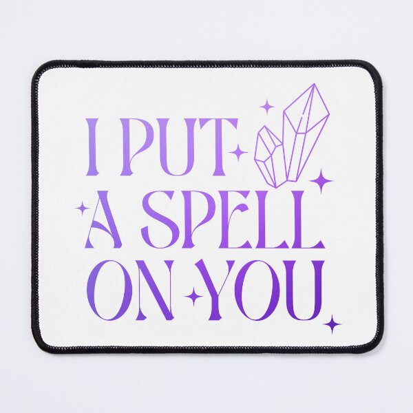 Item preview, I PUT A SPELL ON YOU - Funny Halloween designed and sold by Sun Sand & Sea Art.