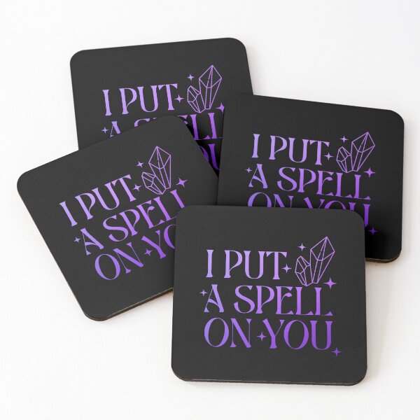 Item preview, I PUT A SPELL ON YOU - Funny Halloween designed and sold by Sun Sand & Sea Art.