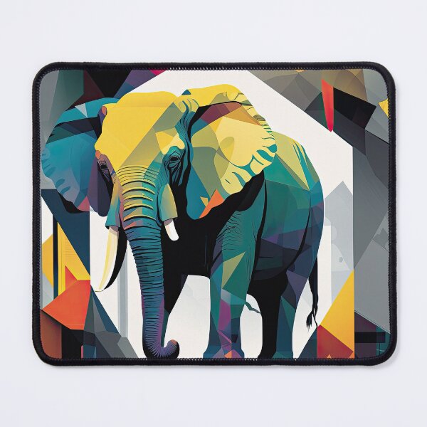 Item preview, Explore Simplistic & Minimalistic African Elephant Art designed and sold by ArtificialGenes.