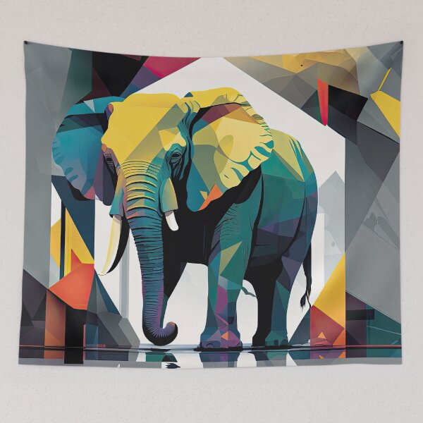 Item preview, Explore Simplistic & Minimalistic African Elephant Art designed and sold by ArtificialGenes.