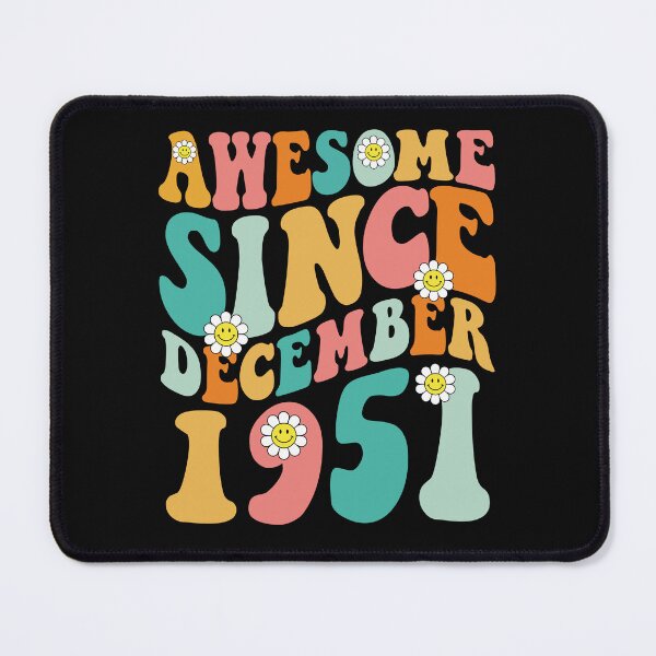 Item preview, Awesome Since December 1951 | Made In 1951 | Retro Groovy Birthday designed and sold by Christina-grich.