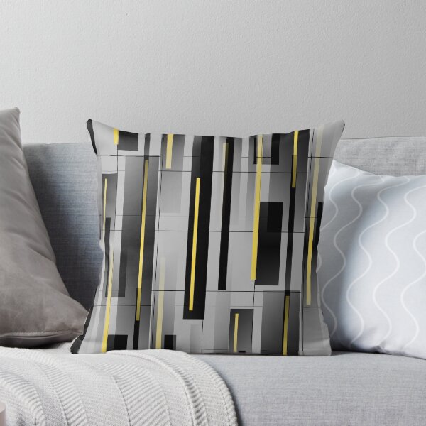 Item preview, Off The Grid Yellow - Abstract Geometric Painting designed and sold by MellowCat.