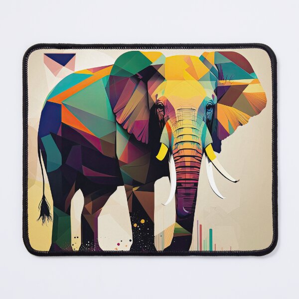 Item preview, Explore Simplistic & Minimalistic African Elephant Art designed and sold by ArtificialGenes.