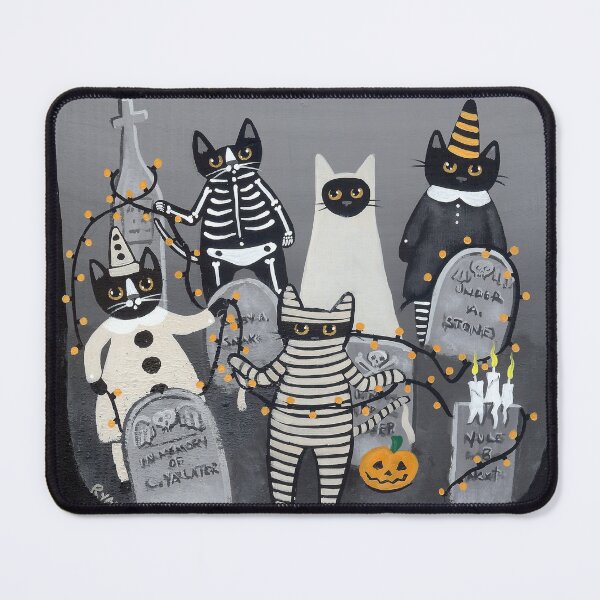 Item preview, Decorating the Graveyard designed and sold by KilkennyCat Art.