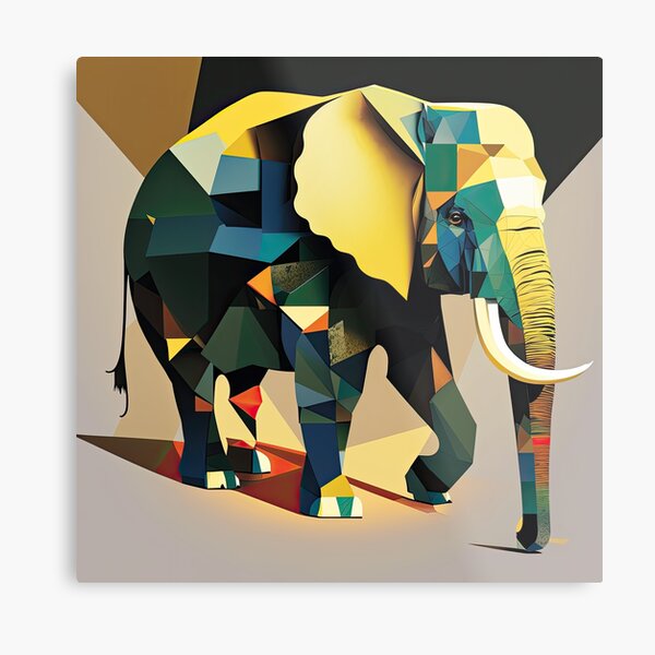 Item preview, Explore Simplistic & Minimalistic African Elephant Art designed and sold by ArtificialGenes.