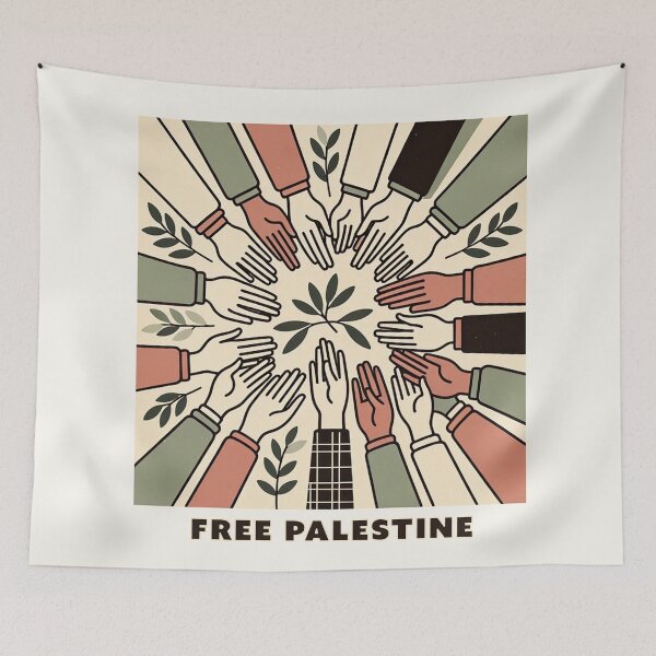 Item preview, Free Palestine - Unity in Solidarity designed and sold by Retro Travel Design.