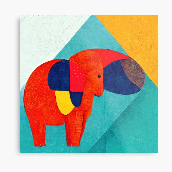 Item preview, Explore Simplistic & Minimalistic African Elephant Art designed and sold by ArtificialGenes.