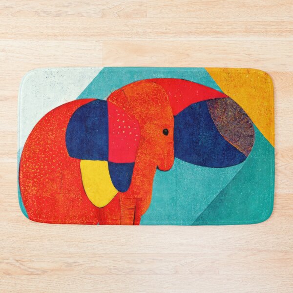 Item preview, Explore Simplistic & Minimalistic African Elephant Art designed and sold by ArtificialGenes.