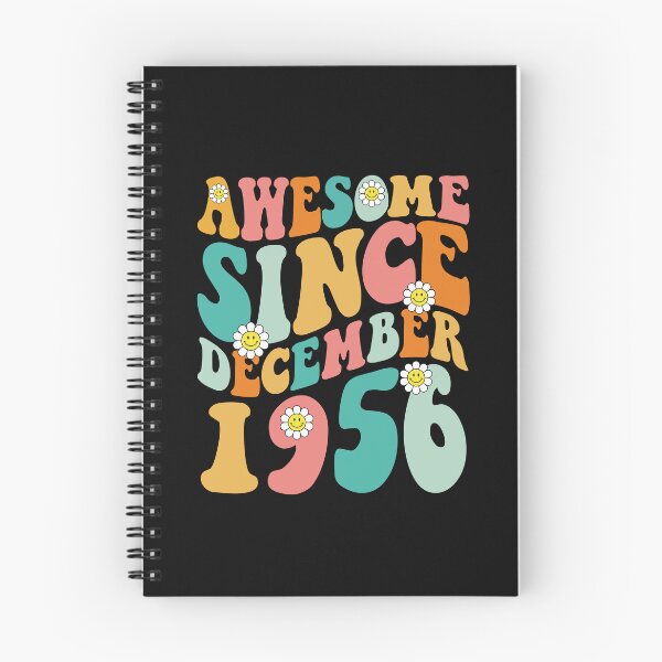 Item preview, Awesome Since December 1956 | Made In 1956 | Retro Groovy Birthday designed and sold by Christina-grich.