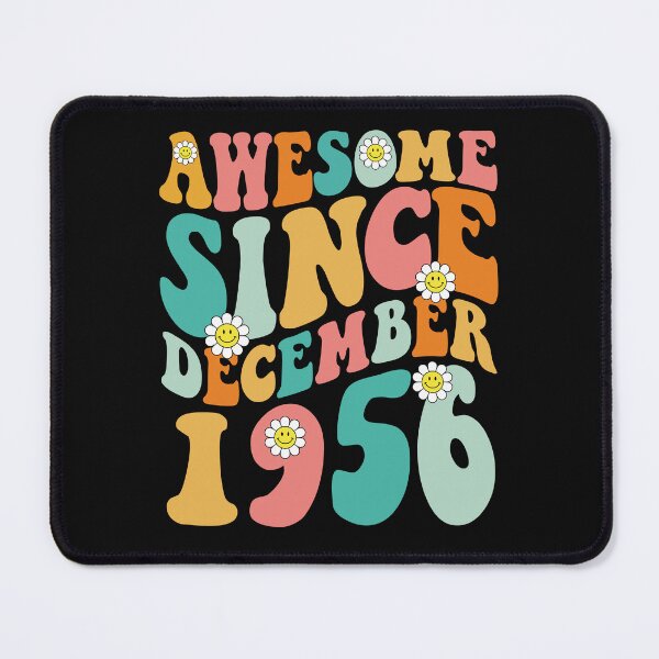 Item preview, Awesome Since December 1956 | Made In 1956 | Retro Groovy Birthday designed and sold by Christina-grich.