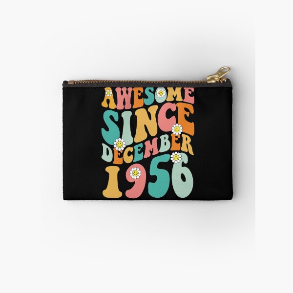 Item preview, Awesome Since December 1956 | Made In 1956 | Retro Groovy Birthday designed and sold by Christina-grich.