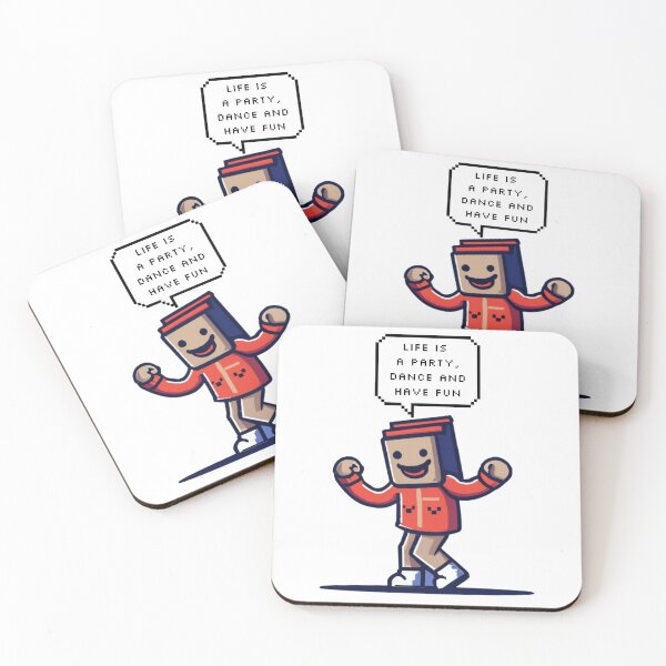 Item preview, Life is a party, dance and have fun, Man in the box | Pixel Style designed and sold by CircinusStore.
