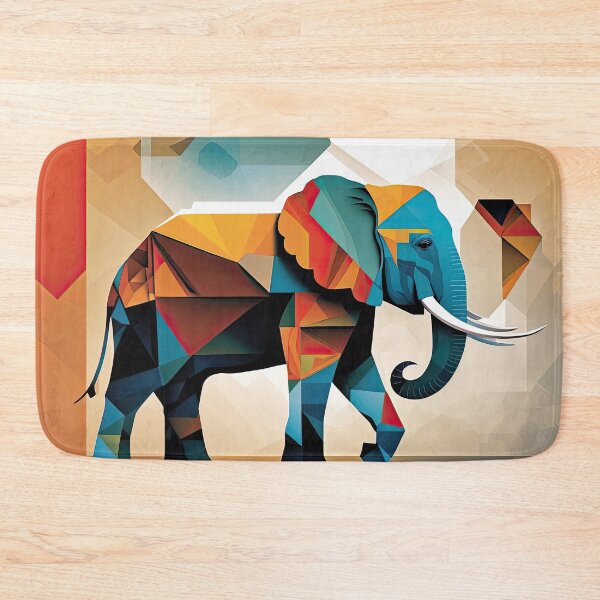 Item preview, Explore Simplistic & Minimalistic African Elephant Art designed and sold by ArtificialGenes.