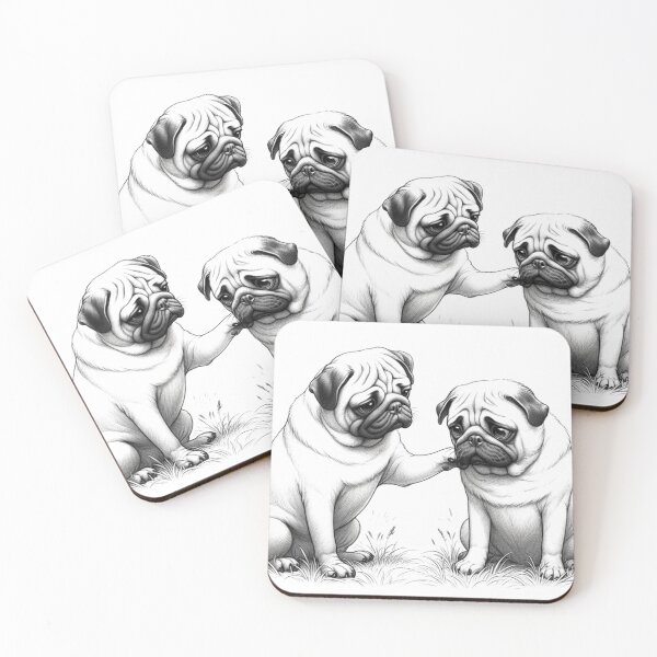 Item preview, Pug's Gentle Touch designed and sold by TakashiS.