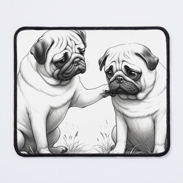 Item preview, Pug's Gentle Touch designed and sold by TakashiS.