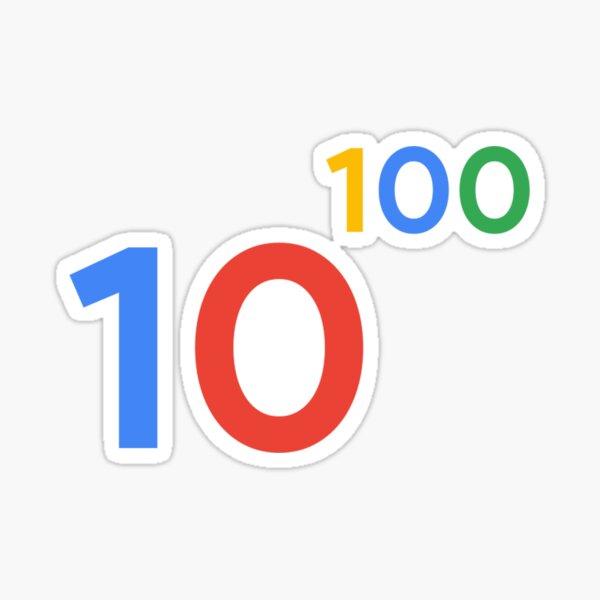 "Googol" Sticker by jwhaydock | Redbubble