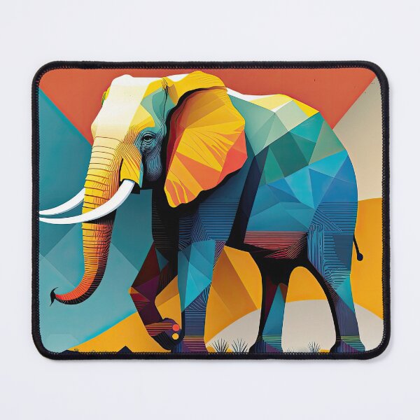 Item preview, Explore Simplistic & Minimalistic African Elephant Art designed and sold by ArtificialGenes.