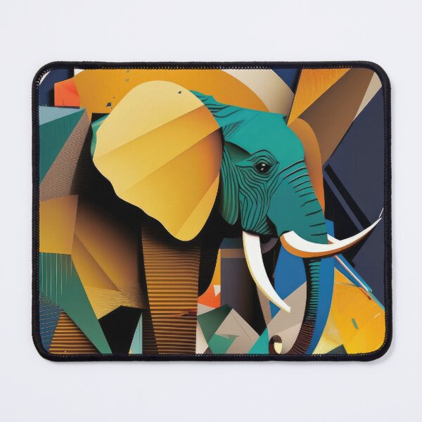 Item preview, Explore Simplistic & Minimalistic African Elephant Art designed and sold by ArtificialGenes.