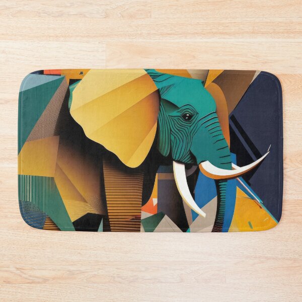 Item preview, Explore Simplistic & Minimalistic African Elephant Art designed and sold by ArtificialGenes.