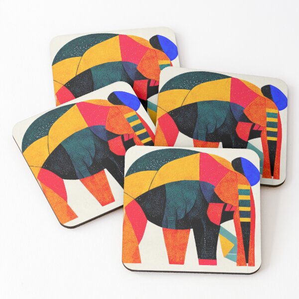 Item preview, Explore Simplistic & Minimalistic African Elephant Art designed and sold by ArtificialGenes.
