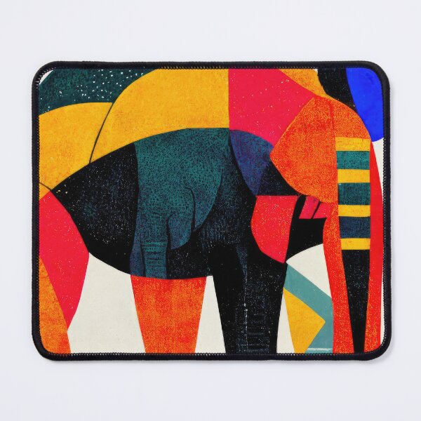 Item preview, Explore Simplistic & Minimalistic African Elephant Art designed and sold by ArtificialGenes.