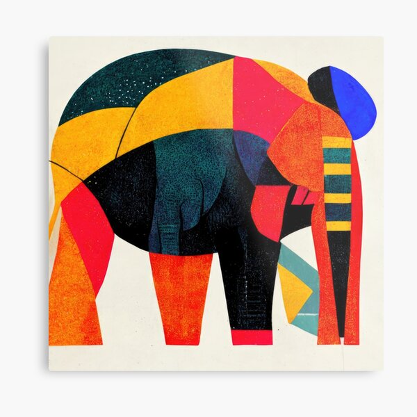 Item preview, Explore Simplistic & Minimalistic African Elephant Art designed and sold by ArtificialGenes.