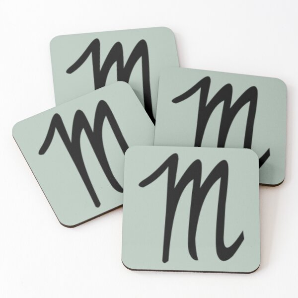 Item preview, Cutesy Calligraphy M designed and sold by Meg-Hoyt.