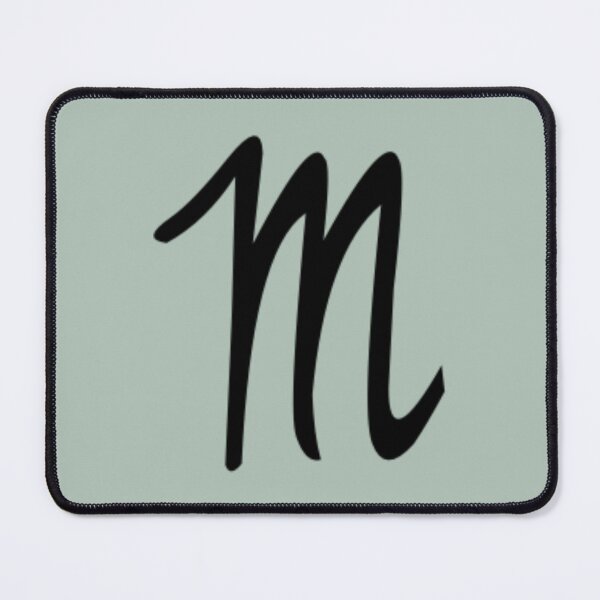 Item preview, Cutesy Calligraphy M designed and sold by Meg-Hoyt.