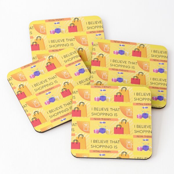 Item preview, Fun art - Shopping is Retail Therapy designed and sold by Dorothea Neumann.