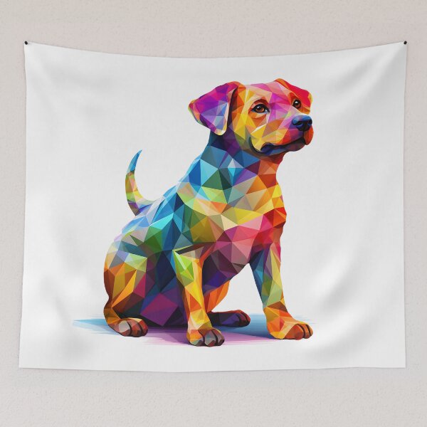 Item preview, Rainbow Diamond Dog designed and sold by MeawExoplanet.