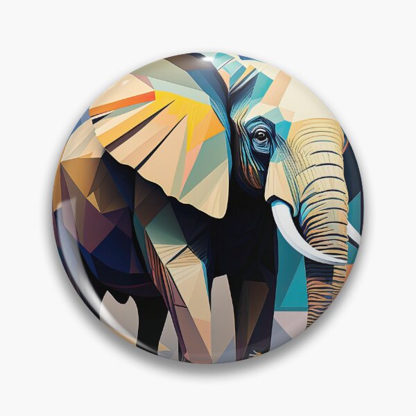 Item preview, Explore Simplistic & Minimalistic African Elephant Art designed and sold by ArtificialGenes.