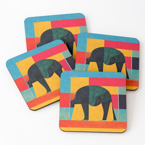 Item preview, Explore Simplistic & Minimalistic African Elephant Art designed and sold by ArtificialGenes.
