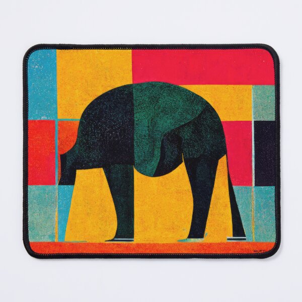 Item preview, Explore Simplistic & Minimalistic African Elephant Art designed and sold by ArtificialGenes.